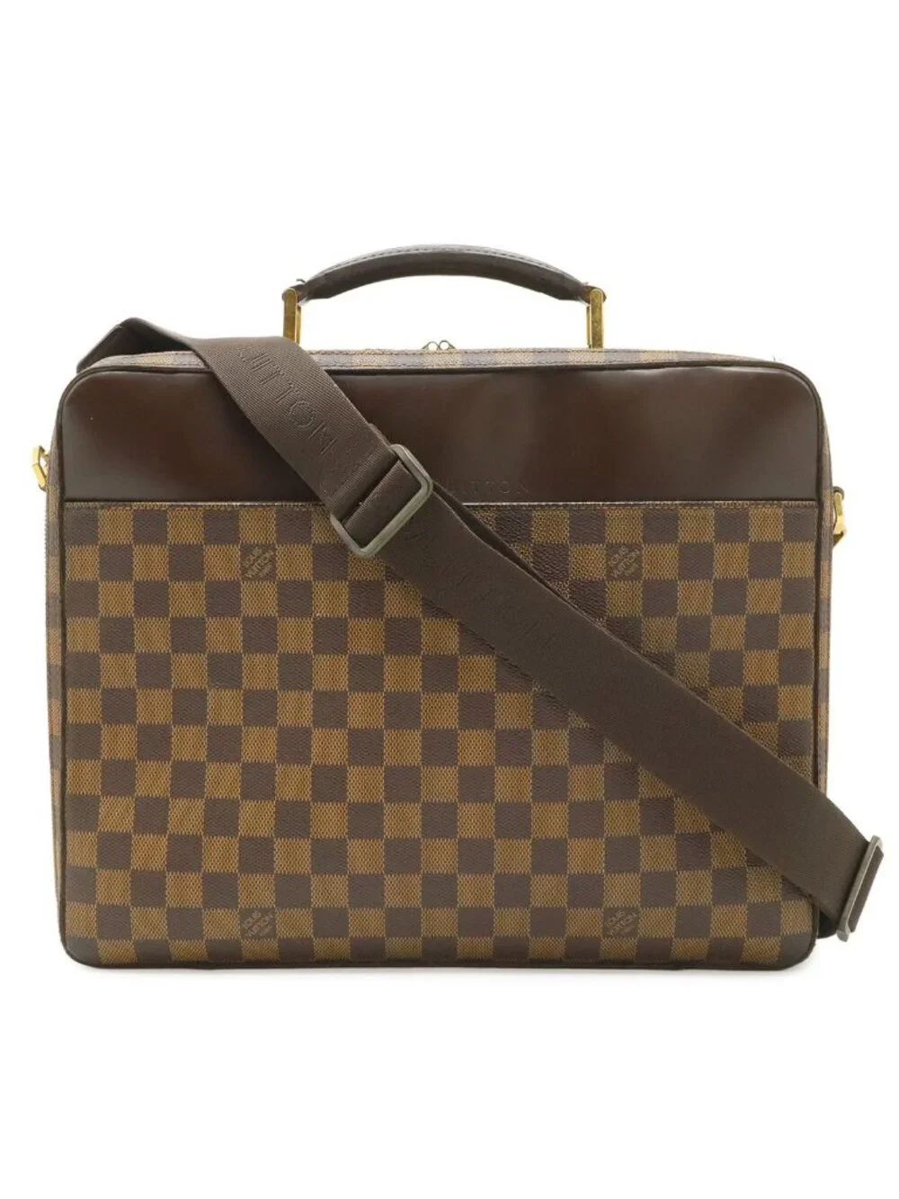 Louis Vuitton Damier Porte Ordina Tour Savana Business PC Case 2-Way Shoulder